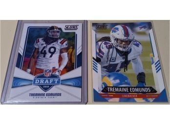 2018 & 2021 Panini Score:  Tremaine Edmunds