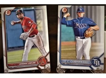 2022 Bowman - Jordan Lawler & Cooper Kinney {2 Top Prospect Cards}