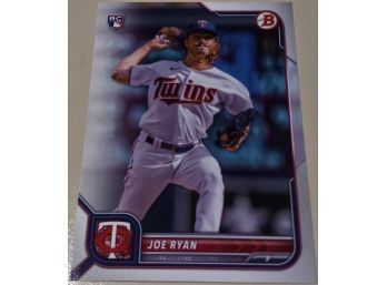 2022 Bowman:  Joe Ryan (Rookie Card)