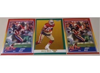 1990 Score & 1991 Fleer:  Jerry Rice (GOAT WR?)