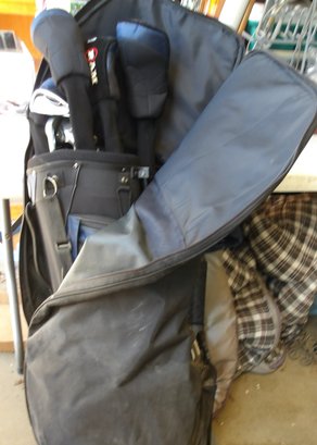 Ram Golf Clubs In Carrying Case