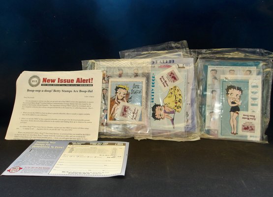 Vintage Betty Boop, Limited Edition Commemorative Postage Stamps, NIP