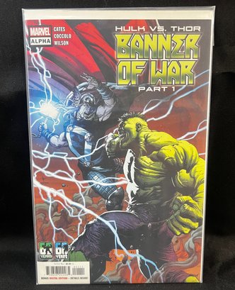 2022 Hulk Vs Thor, Banner Of War, Alpha, No. 1, NM