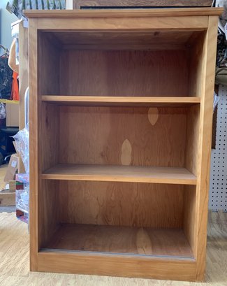 Wood Display Case, Wood Shelves, Three Shelf Case