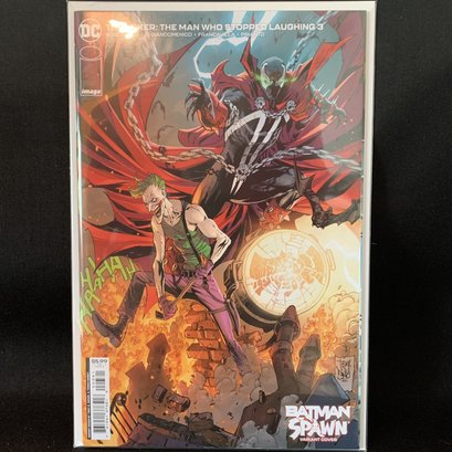 2022 Batman/Spawn, Variant Cover, The Joker: Man Who Stopped Laughing #3, Comic Book