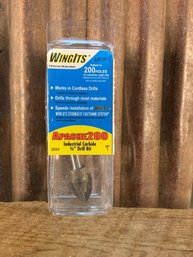 WingIts Apache 200, Industrial Carbide 3/4' Drill Bit, In Box