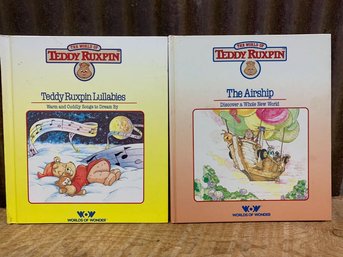 Worlds Of Wonder, Teddy Ruxpin Books, Lullabies & The Airship, Books Only