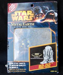 Star Wars, Metal Earth, 3D Metal Model Kits, R2-D2, 360 View, NIP