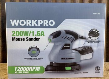 Workpro, 200W/1.6A Mouse Sander, W88140S, NIB