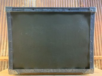 Vintage Military Cargo Box, Plastic & Wood