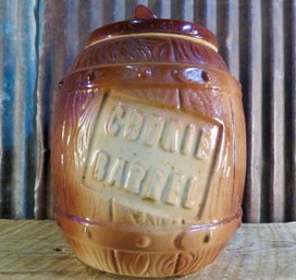 Vintage Cookie Barrel Cookie Jar