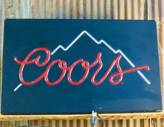 1988 Adolph Coors Co., Coors Neon Lighted Sign, No. AK755950, T & W