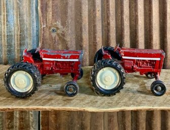 Vintage ERTL, International Wide Front Tractor, Set Of 2, 1:32 Scale, Diecast