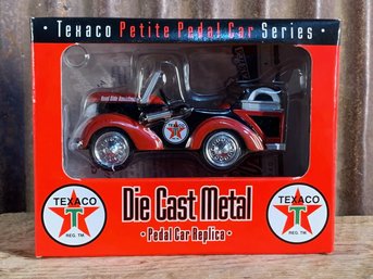 Vintage Texaco Petite Pedal Car Series, Die Cast Metal Pedal Car Replica, NIB