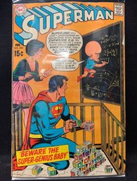 DC Comics Superman With Super-Genius, Feb 70, No. 224, GD