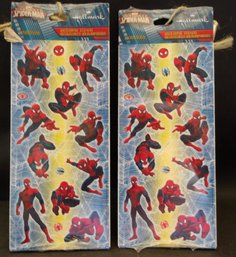 Hallmark, Marvel, Spider-Man, Sticker Packs (2), NIP