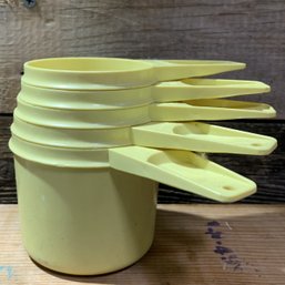 Vintage Tupperware Measuring Cups, QTY 5