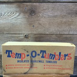 Temp-O-Tumblers, Insulated Double Wall Tumbler, In Box