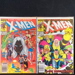 The Uncanny X-Men, Late Nov/Early Dec, No. 253/254, Comic Books, QTY 2