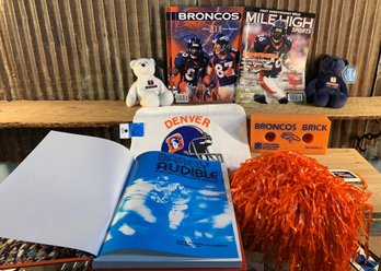 Denver Broncos Memorabilia. 1990s Early 2000 Time Frame