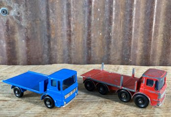 Vintage Matchbox Lesney, Site Hut Truck No. 60 With Pipe Truck, Diecast, Made In England