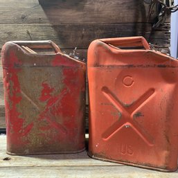 Vintage US Jerry Gas Cans, QTY 2