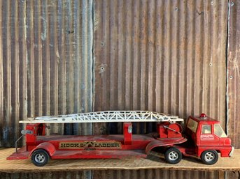 Vintage ERTL, Structo, Hook & Ladder, Semi & Fire Trailer, Pressed Steel