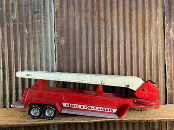 Vintage Nylint, Aerial Hook-N-Ladder, Trailer, Pressed Steel