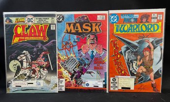 DC Comics, Claw No. 6, Mask No. 2, & The Warlord No. 59, VG