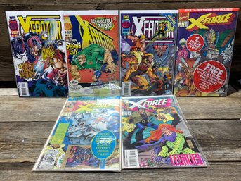 Marvel Comics, X-Factor & X-Force Comic Books, Quantity 6