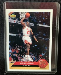 1992-93 Upper Deck, Michael Jordan #23, Chicago Bulls Card, Guard