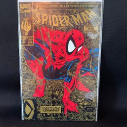 1990 Spider-Man #1, 2nd Printing, Gold Edition, McFarlane, Comic Book