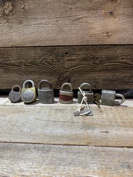 Vintage Padlocks & Keys, QTY 6