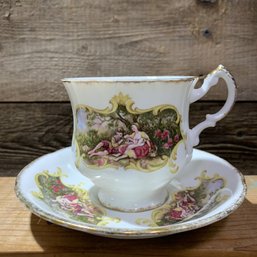 Paragon, Fine Bone China, Chippendale, Teacup & Saucer Set