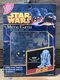 Star Wars, Metal Earth, 3D Metal Model Kits, R2-D2, 360 View, NIP