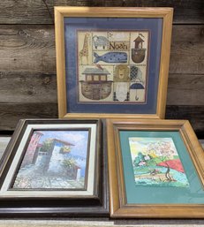 Vintage Framed Art, Paintings & Other, QTY 3