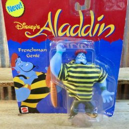 Vintage Mattel, Disney's Aladdin, Frenchman Genie, NIP