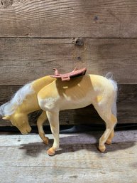 Vintage 1970's Golden Palomino Horse, Nugget