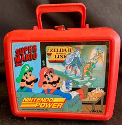 Vintage Aladdin, Super Mario Bros., Nintendo Power, Lunch Box With Thermoses