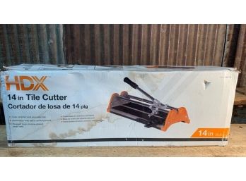 HDX 14' Tile Cutter, For Ceramic & Porcelain Tile, NIB