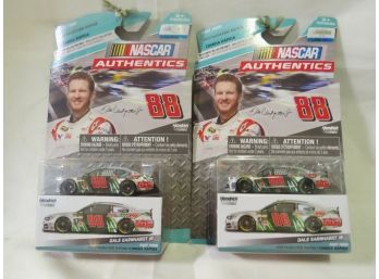 2014 Hendrick Motorsports, NASCAR Authentics, Dale Earnhardt Jr. #88 Diecast Cars, 1:64, NIP - QTY 2