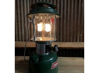 Coleman Model 220J Lantern, Marked 8 -77