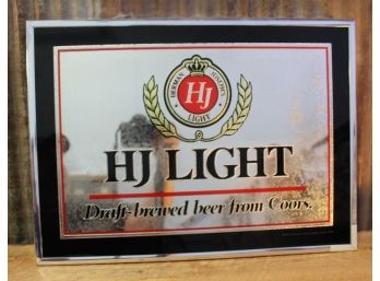 1987 Herman Joseph Light Mirror Sign, Clean & New - QTY 4