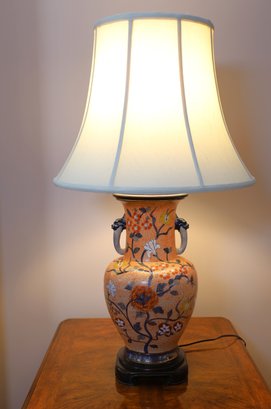 Lamp With Foo Dog Handles