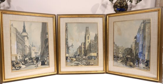 Three Vintage London Engravings - Shippable