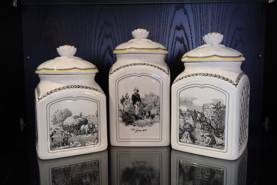 Beautiful Villeroy And Boch 1748 Cannister Collection -Shippable