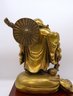 Large Vintage Bronze Chinese Wealth  Buddha-SHIPPABLE