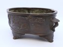 1930's Japanese Footed Bronze Planter-SHIPPABLE