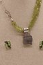 Jay King Sterling Silver Pendant And Earrings -SHIPPABLE