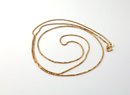 18k Italian Yellow GOLD Necklace 29'L - 9.3 Grams -Shippable